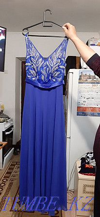 Dress for PRODUCTION EVENING! Turkish, electric blue. Long Kokshetau - photo 3
