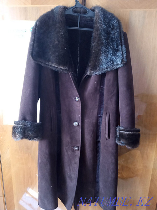 Sheepskin coat for women natural, Turkey Almaty - photo 1
