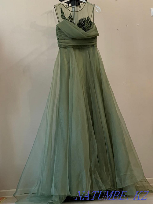 Olive evening dress Almaty - photo 1