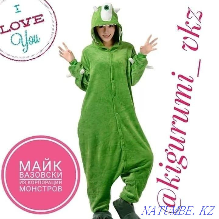 Pajamas kigurumi kegurumi kangaroo giraffe unicorn deer stitch zebra husky Almaty - photo 4