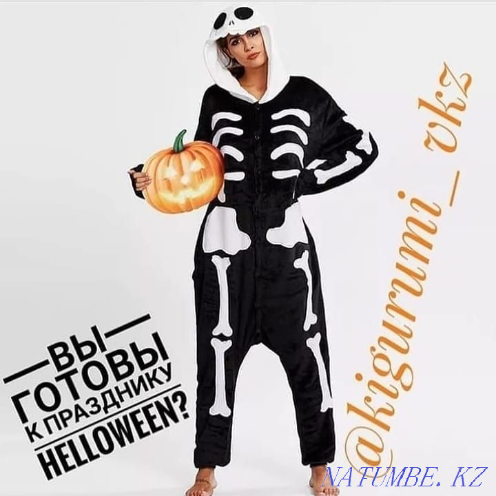 Pajamas kigurumi kegurumi kangaroo giraffe unicorn deer stitch zebra husky Almaty - photo 5