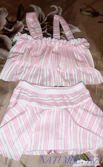 Купальник розовый раздельный Алматы - изображение 2