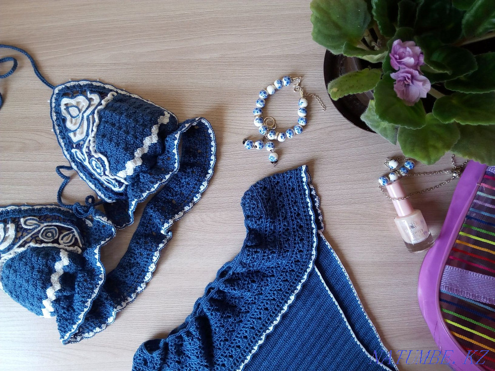 Купальник, новый, ручная работа Усть-Каменогорск - изображение 1