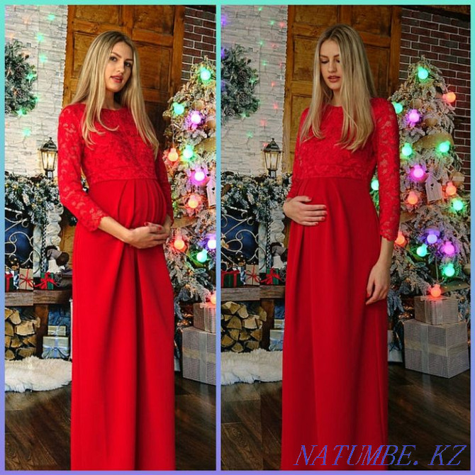 Вечернее платье для беременных и кормящих. Астана - изображение 2