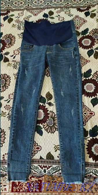 Jeans for pregnant women. In perfect condition. Almaty - photo 1