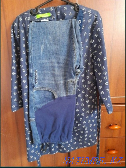 Jeans for pregnant women. In perfect condition. Almaty - photo 2