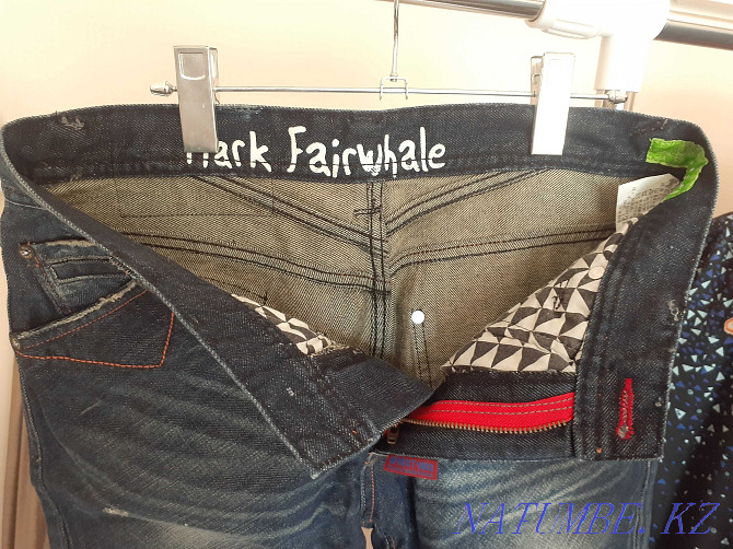 Суперстильные джинсы, бренд Mark FAIRWHALE, 44 и 46 размеры Алматы - изображение 5