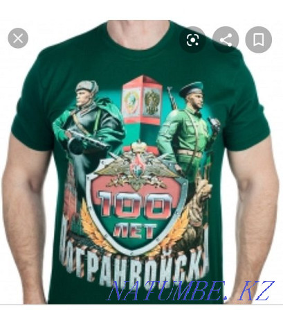 New t-shirts of border guards. Shymkent - photo 4