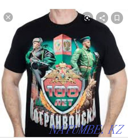 New t-shirts of border guards. Shymkent - photo 1