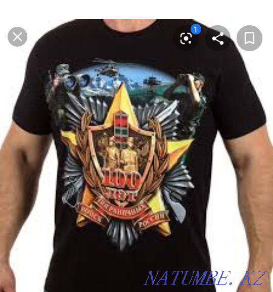 Новые футболки пограничников. Шымкент - изображение 3