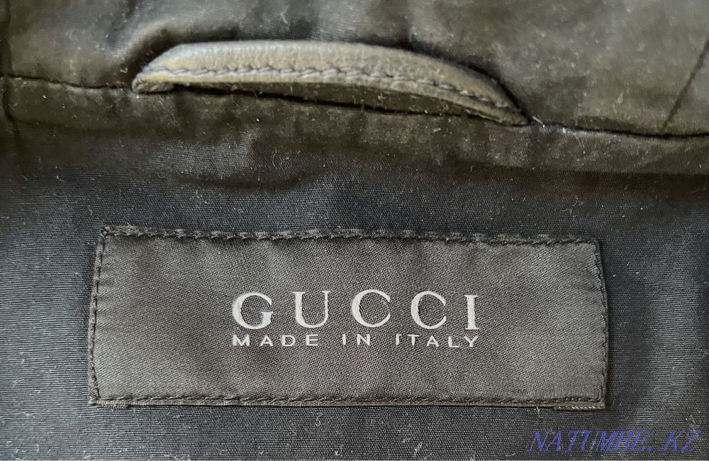 Кожаная Куртка GUCCI (Оригинал) Алматы - изображение 6