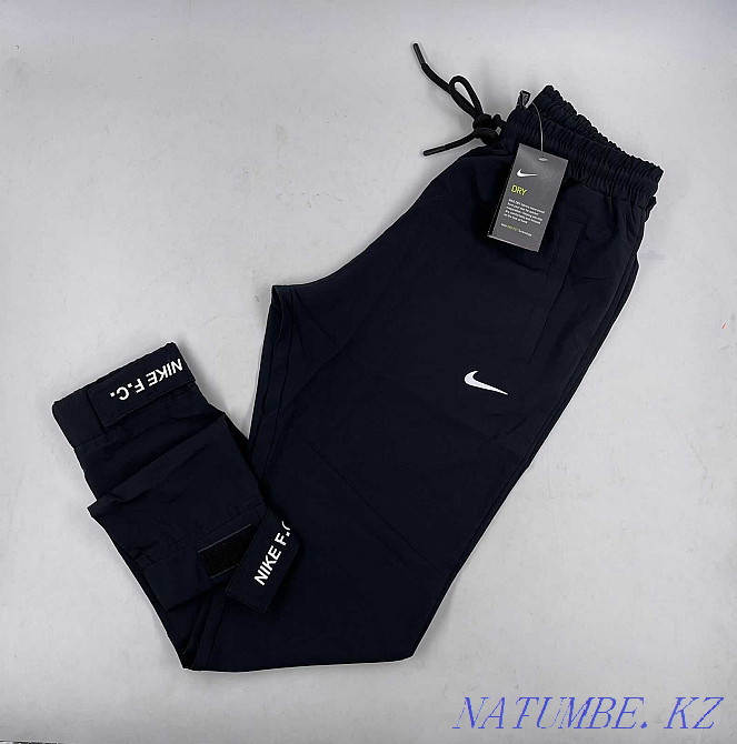 Мужские спортивные штаны, трико Nike черные (2444) Астана - изображение 1