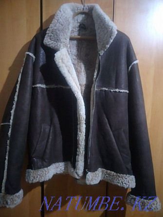 Ерлерге арналған қой терісінен жасалған пальто  Шалқар - изображение 2