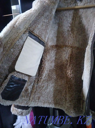Ерлерге арналған қой терісінен жасалған пальто  Шалқар - изображение 1