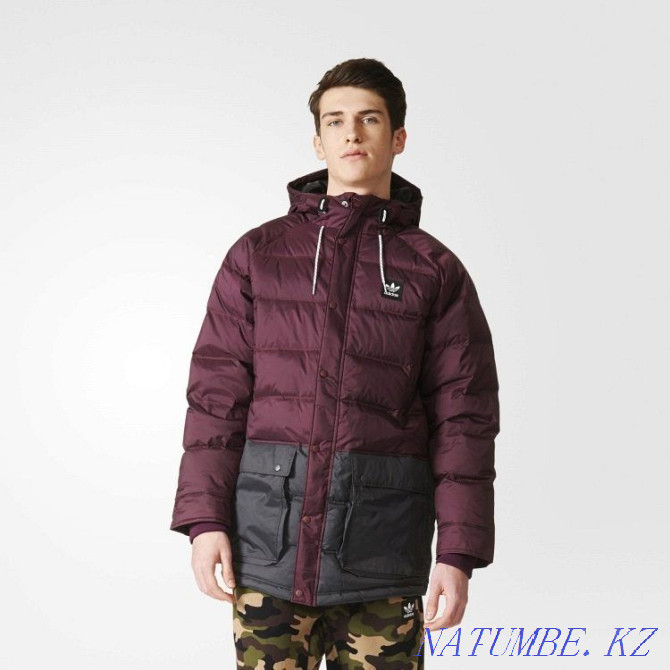 Adidas Reebok зимняя куртка мужская Originals 100 % Астана - изображение 5