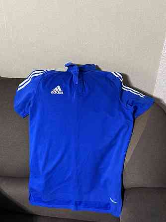 Поло adidas синее Семей
