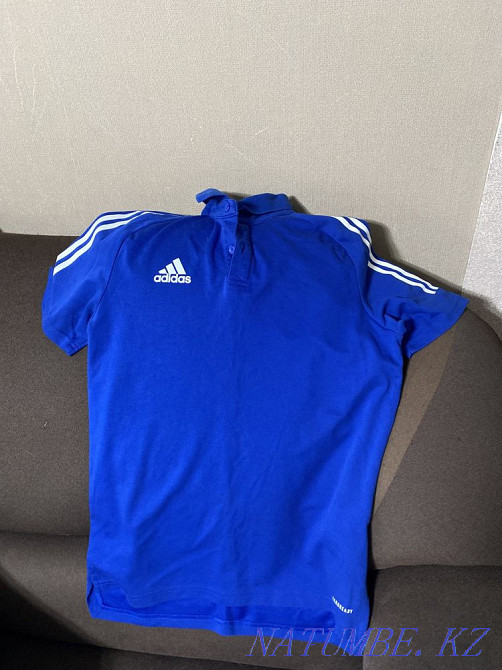 Поло adidas синее Семей - изображение 1