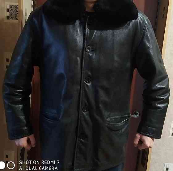 Продам кожанную куртку с подкладкой из натуральной овчины Kokshetau