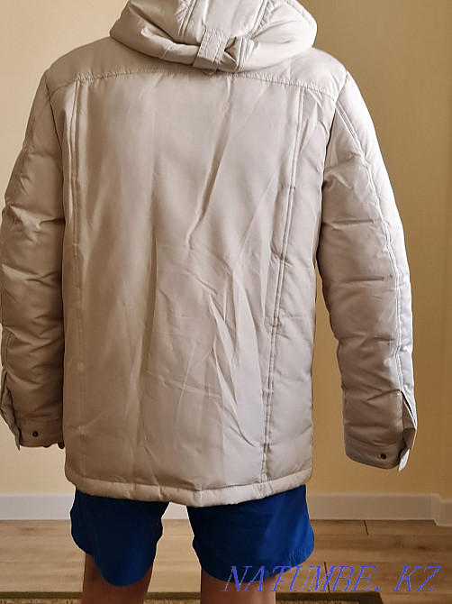 Продам мужские пуховики (черный и белый) и кожанную дубленку Астана - изображение 7