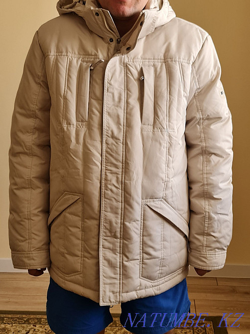 Продам мужские пуховики (черный и белый) и кожанную дубленку Астана - изображение 8