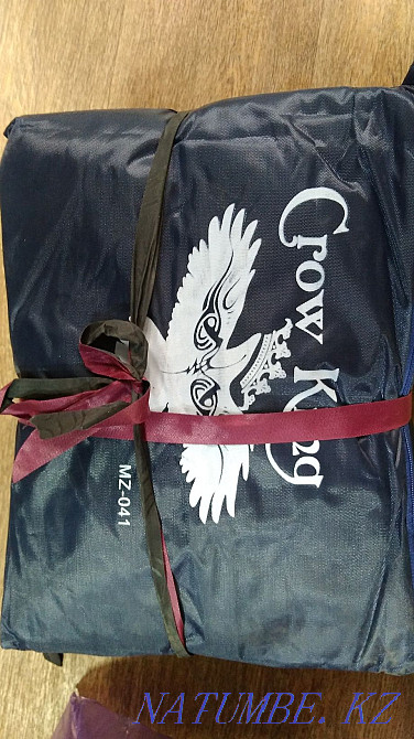 Камуфляжный дождевик на молнии в чехле с козырьком.Crow King 4XL Алматы - изображение 1
