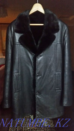 Sheepskin coat for men Almaty - photo 2