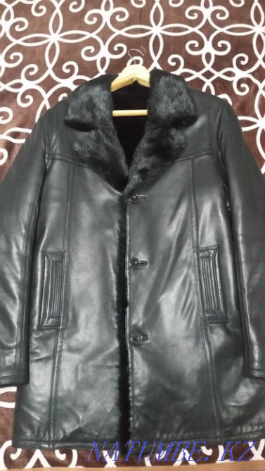 Sheepskin coat for men Almaty - photo 1
