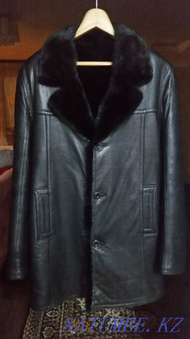 Sheepskin coat for men Almaty - photo 2