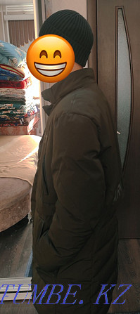 Зимняя мужская куртка зелёного цвета Караганда - изображение 3