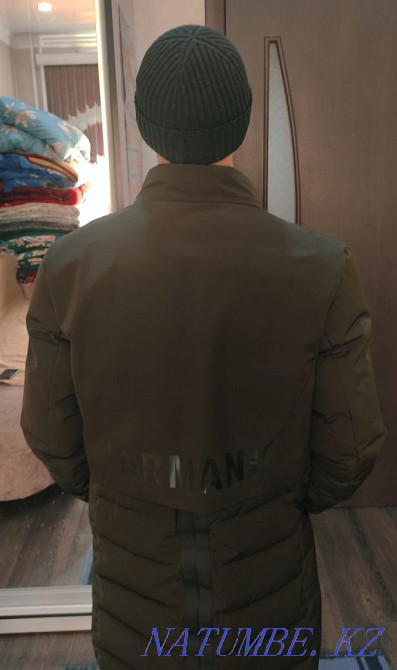 Green men's winter jacket Karagandy - photo 4