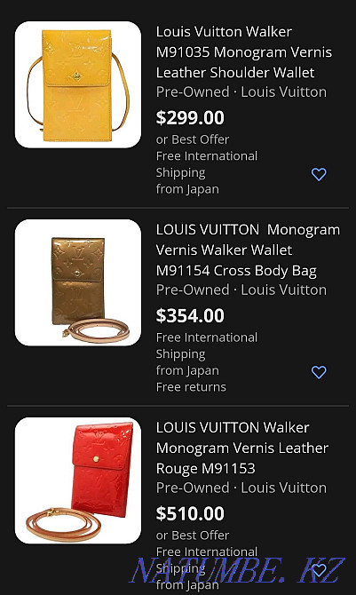Louis Vuitton vernis monogram walker Алматы - изображение 8