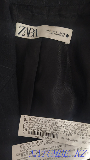 Мужской костюм " Francesco Bellini". Пиджак мужской " ZARA " . Усть-Каменогорск - изображение 8