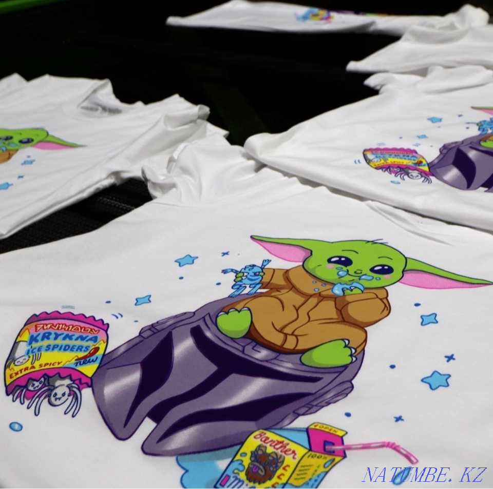 Печать, Надпись, Принт на Футболках, Футболки с Логотипом на заказ Алматы - изображение 1