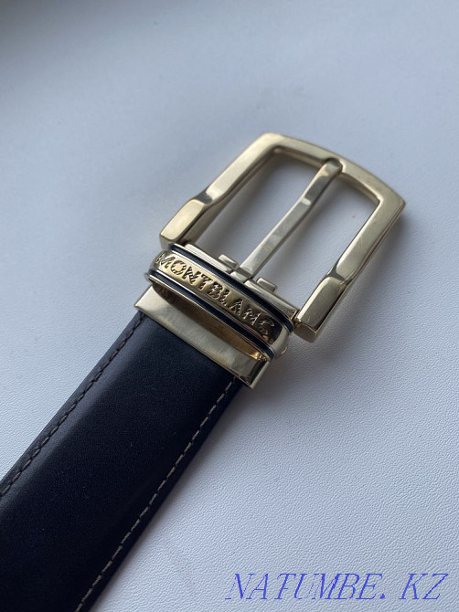 Мужской ремень Montblanc оригинальный Астана - изображение 1