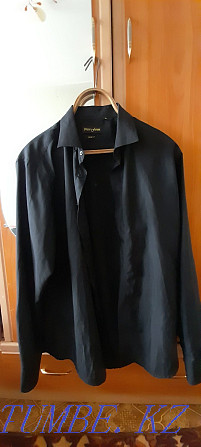 Продам черную рубашку Аркалык - изображение 1