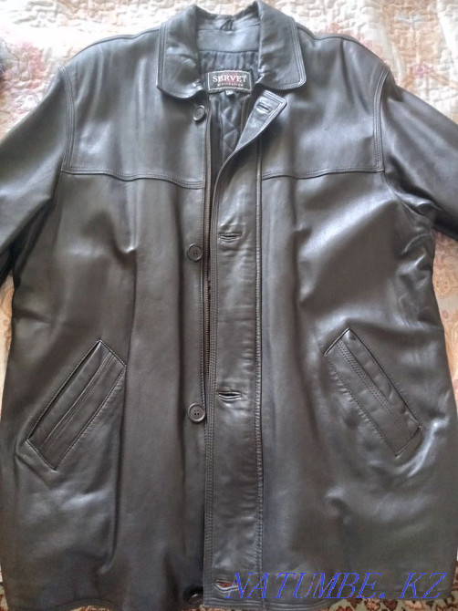Продам мужскую кожаную куртку Актобе - изображение 1