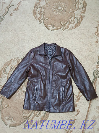 Men's leather jacket Aqtobe - photo 1