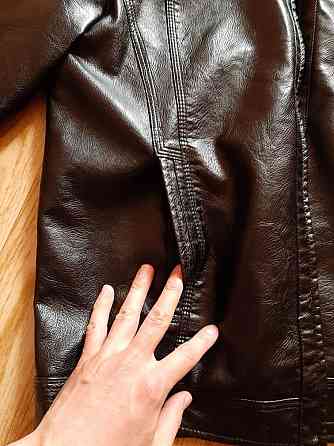 Продам отличный кожаный пиджак (куртка) Aqtau