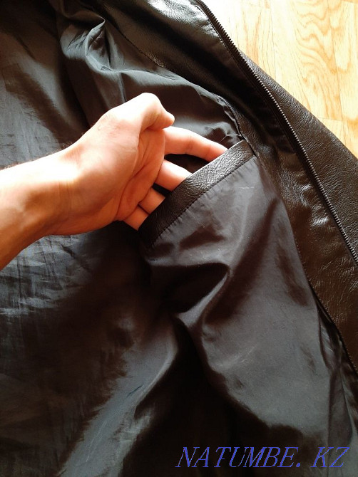 Продам отличный кожаный пиджак (куртка) Актау - изображение 4
