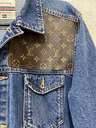 джинсовая куртка Louis Vuitton Custom (size M-L) Kaspi RED Kaspi 0-0-6 Алматы