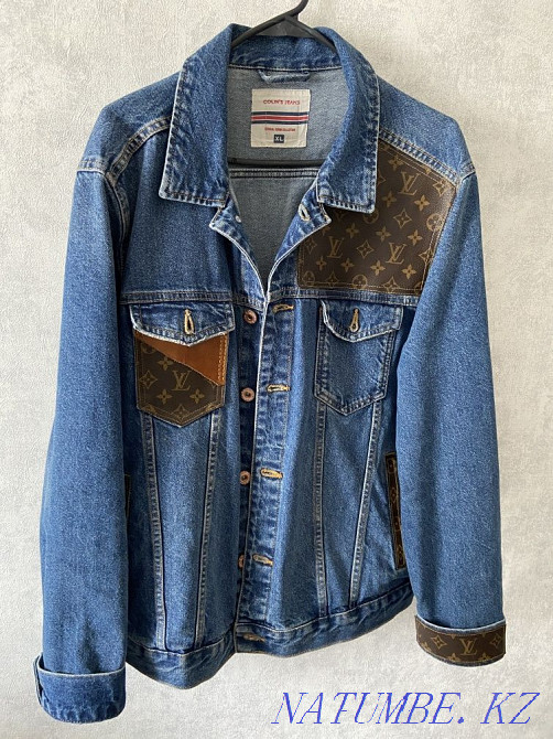джинсовая куртка Louis Vuitton Custom (size M-L) Kaspi RED Kaspi 0-0-6 Алматы - изображение 2