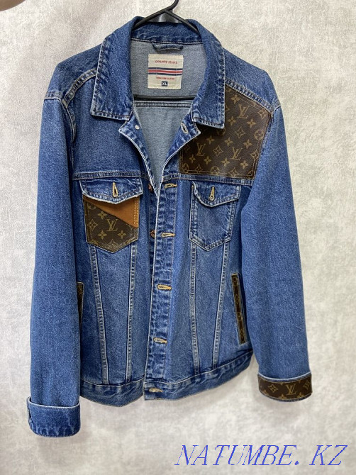 джинсовая куртка Louis Vuitton Custom (size M-L) Kaspi RED Kaspi 0-0-6 Алматы - изображение 3