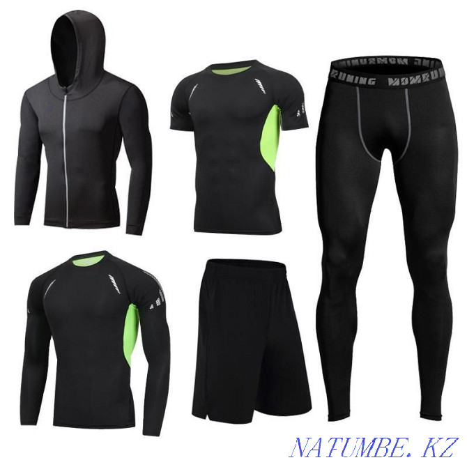 Rashguard 5in1 термо іш киімі rashgar rashguard rashgart спорттық костюмі 5in1  Астана - изображение 1