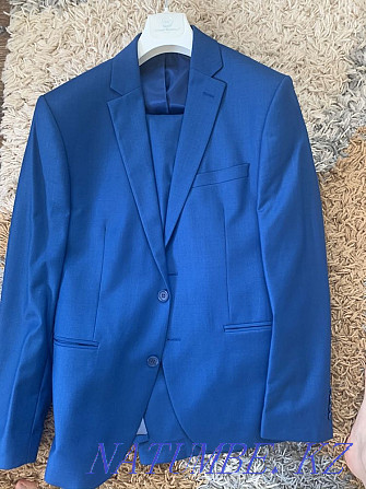 Men's Italian suit size 48, worn 1 time Shymkent - photo 1