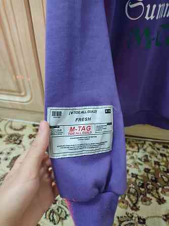 продам фиолетовое худи с принтом Ust-Kamenogorsk