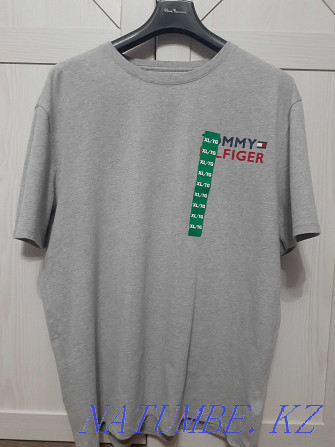 T-shirt Tommy Hilfiger, 2xl. Original! USA! FINAL price 25 000. Almaty - photo 1