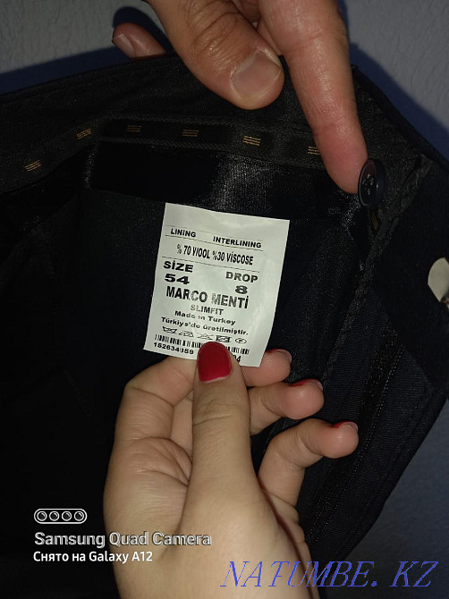 Обмен на Ручную швейную машинку Новый Костюм Marko menti Размер 54 Тараз - изображение 7