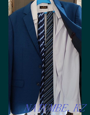 I will sell a men's suit, blue, new, size 46, with a shirt Тельмана - photo 3