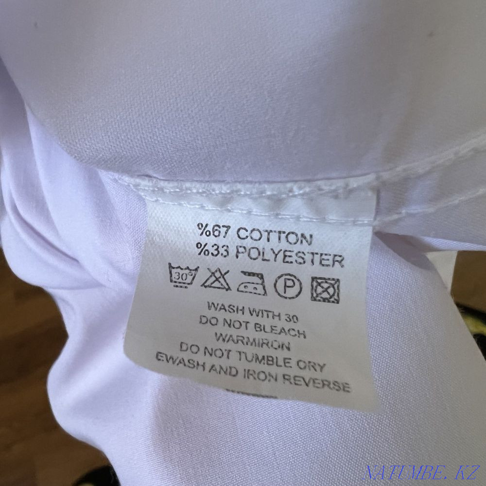 Men's white shirt (Turkey) Shymkent - photo 5