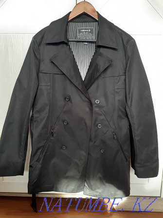 Double-breasted men's trench coat Mark FAIRWHALE, size - M, 44 size. Almaty - photo 1